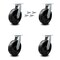 Service Caster 10 Inch Extra Heavy Duty Phenolic Swivel Caster Set with Swivel Locks, 4PK SCC-KP92S1030-PHR-BSL-4 - alternate 2